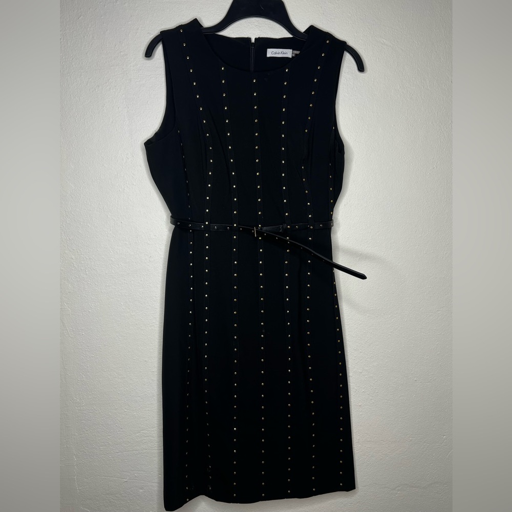 Calvin Klein Studded Black Dress